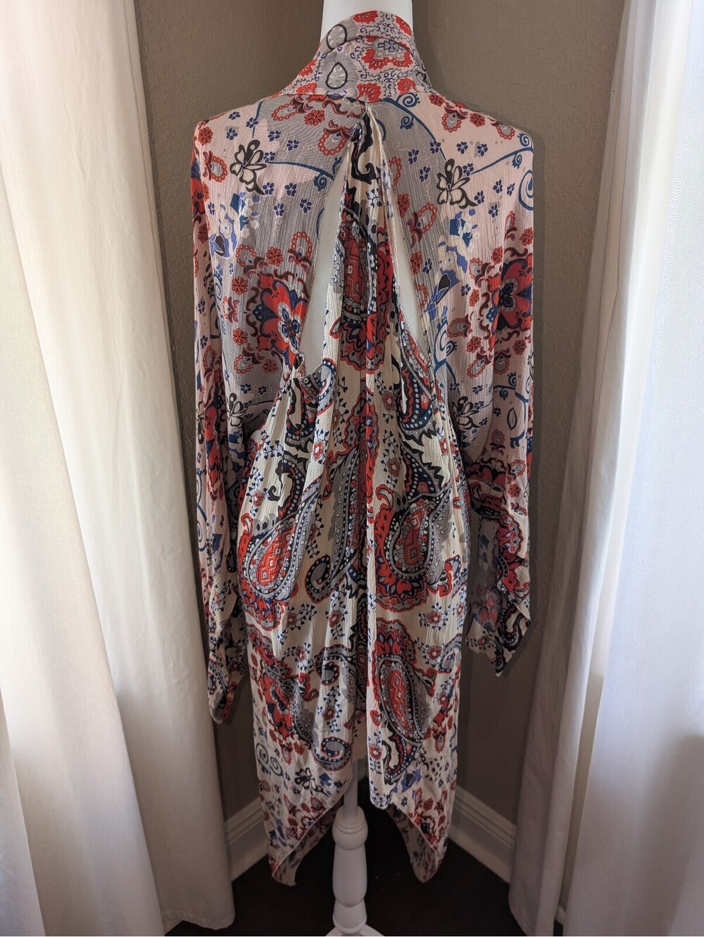 Free People Little Wing Mix Print Kimono